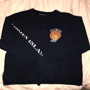 Brandy Melville Dark Blue Long Sleeve